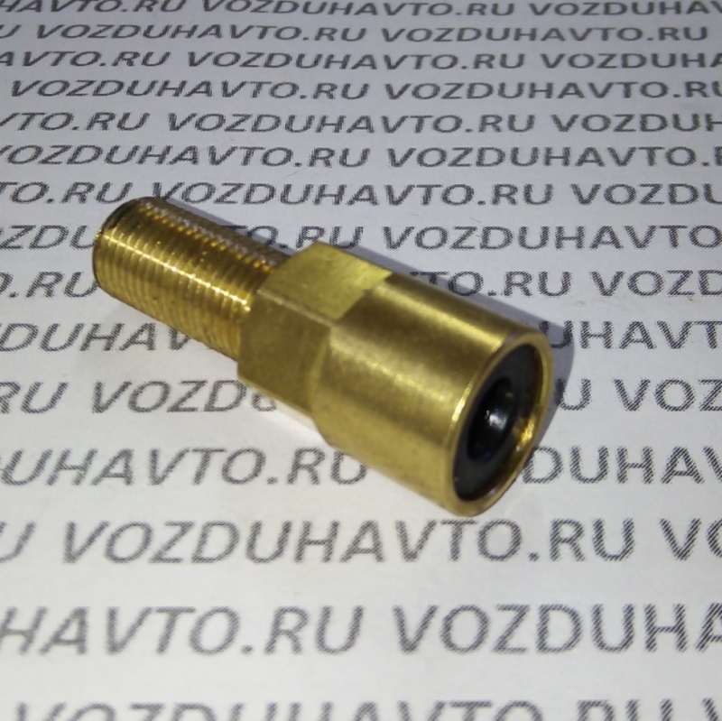 Фитинг прямой 06-М10*1 длинная резьба Camozzi 9590 S01