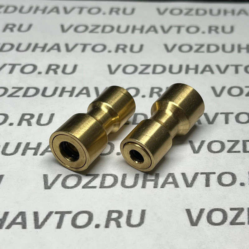 Фитинг прямой 06-04 (соединитель) ТИСКОН (РОССИЯ) (аналог Camozzi 6580)