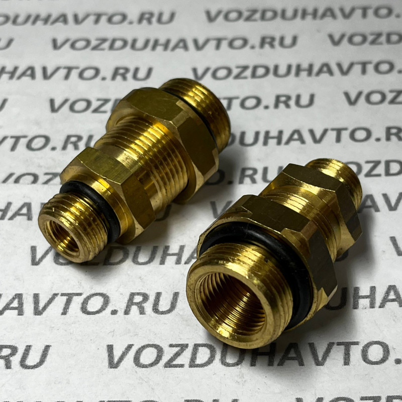 Переходник М22 - М16 Camozzi D2512 L-48 (вн.М16 х вн.М10)