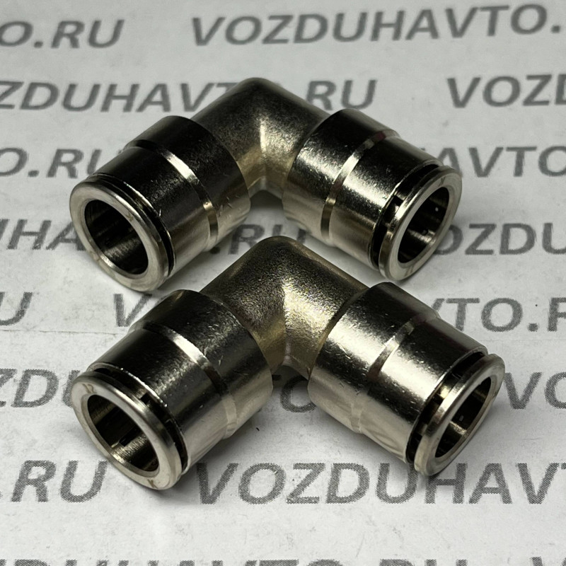 Фитинг угловой 12-12 Camozzi R6550 12 никель (НОВАЯ СЕРИЯ)