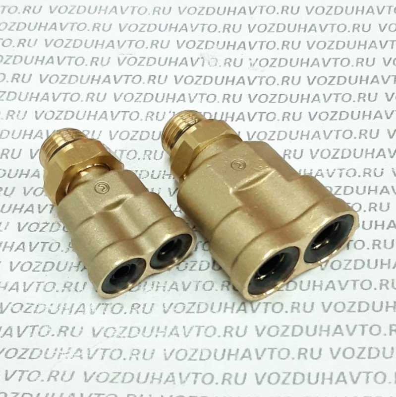 Фитинг тройник 12 -М16 - 12 Y-образный Camozzi 9450