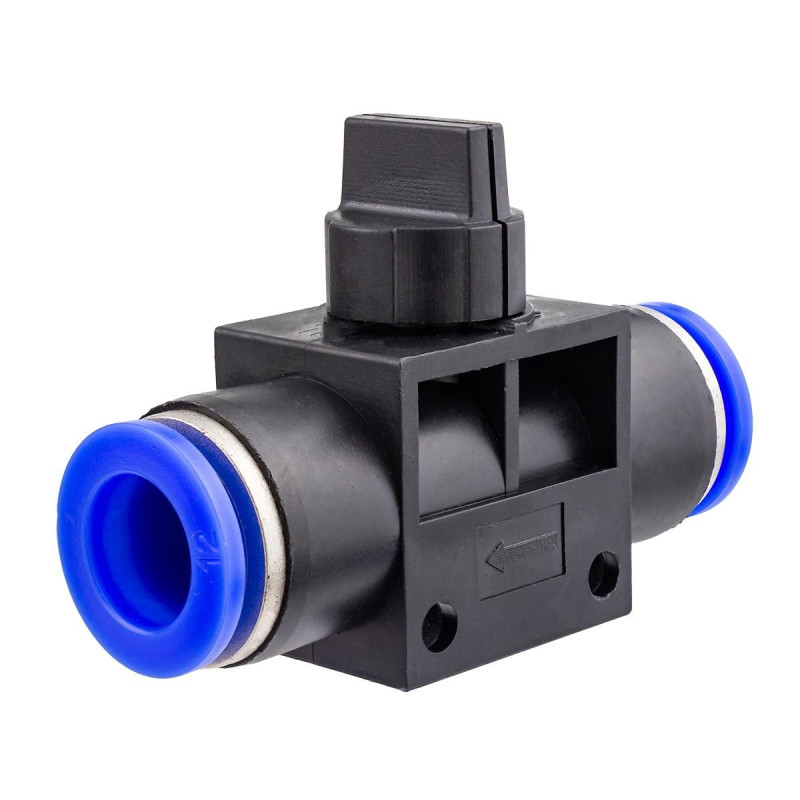 Фитинг соед. для трубок Ф 6 мм (тройник) с краником