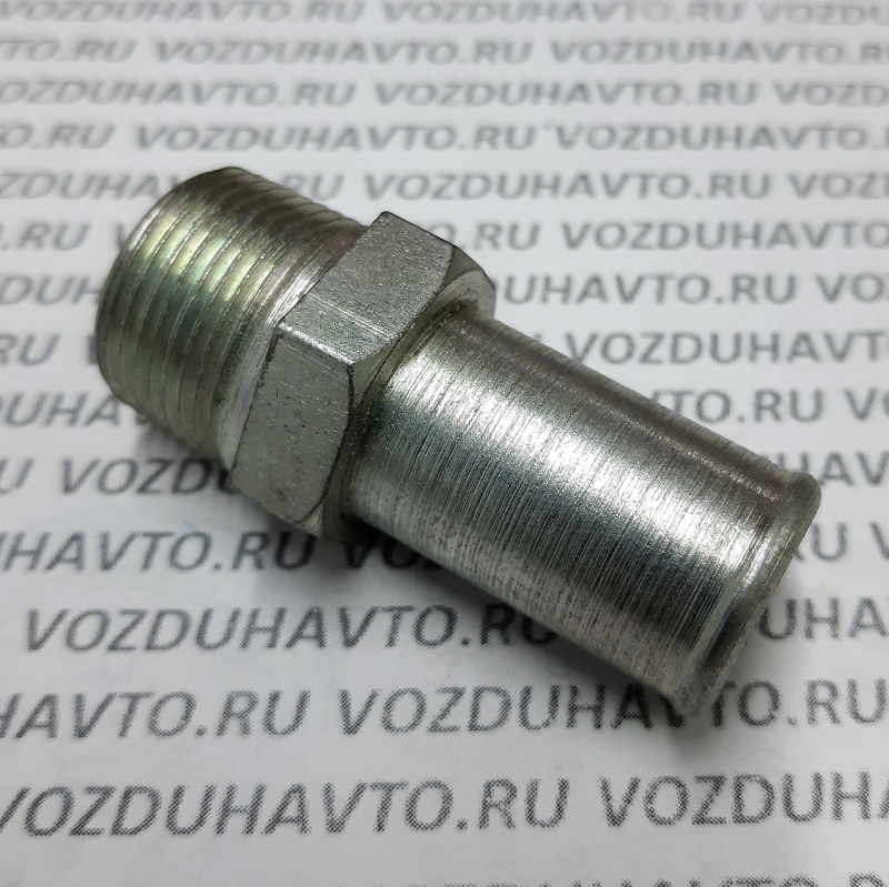 Переходник-ёрш (М22 х Ёрш Ф18 под шланг) теплообменника