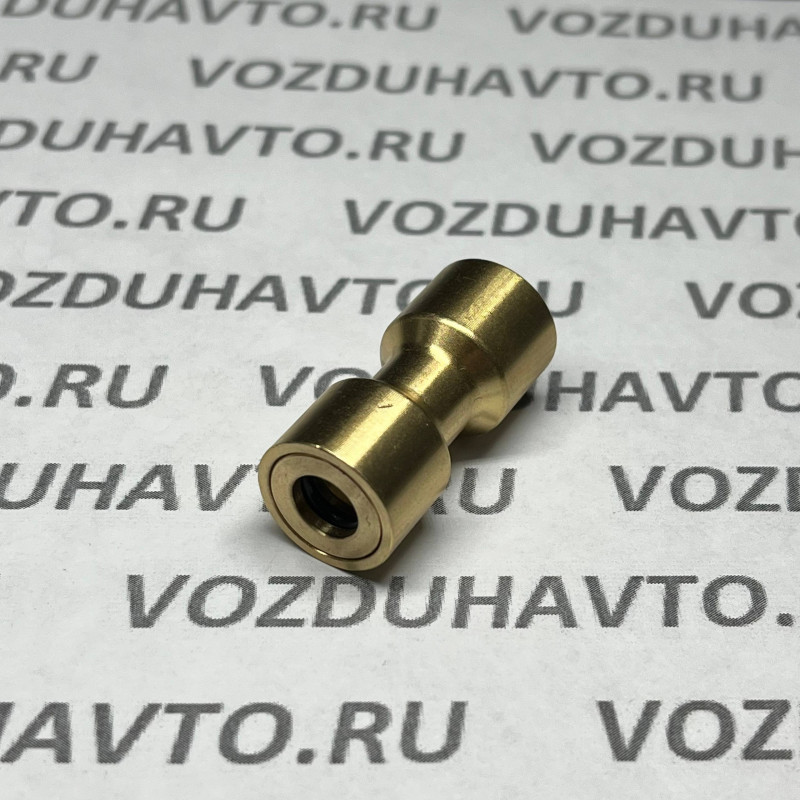 Фитинг прямой 06-06 (соеденитель) ТИСКОН (РОССИЯ) (аналог Camozzi 9580)