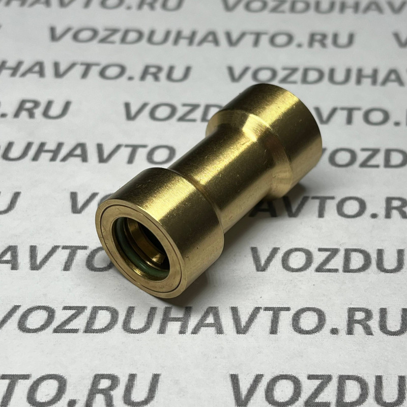 Фитинг прямой 12-12 (соеденитель) ТИСКОН (РОССИЯ) (аналог Camozzi 9580)