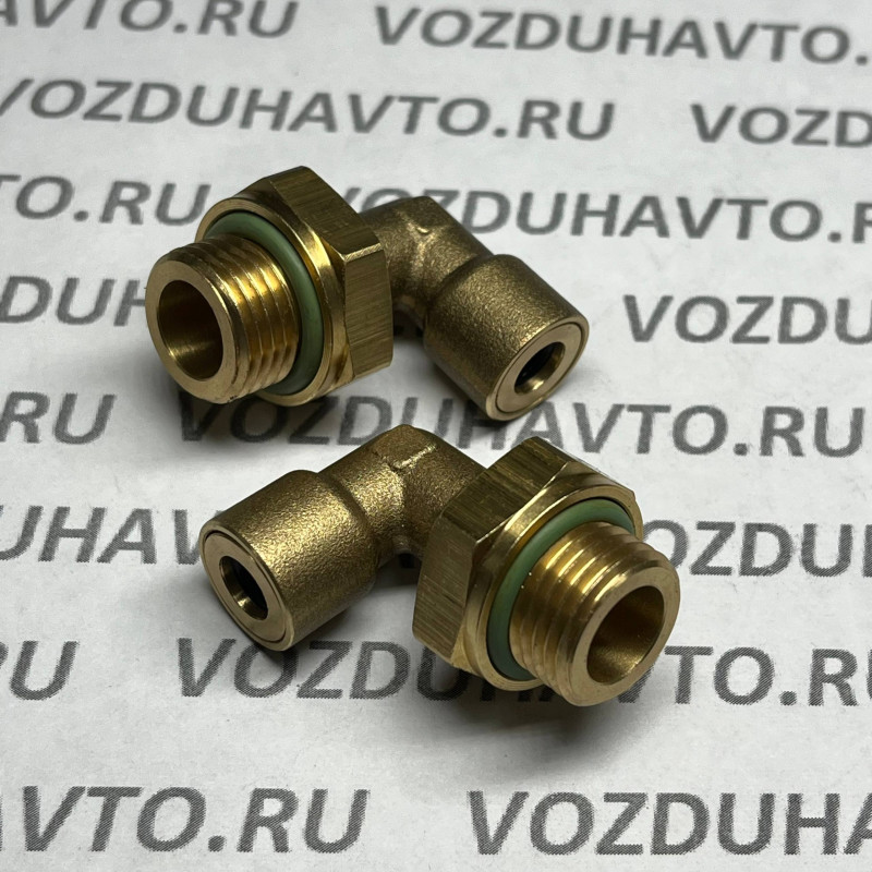 Фитинг угловой 06-М16 ТИСКОН (РОССИЯ) (аналог Camozzi 9502)