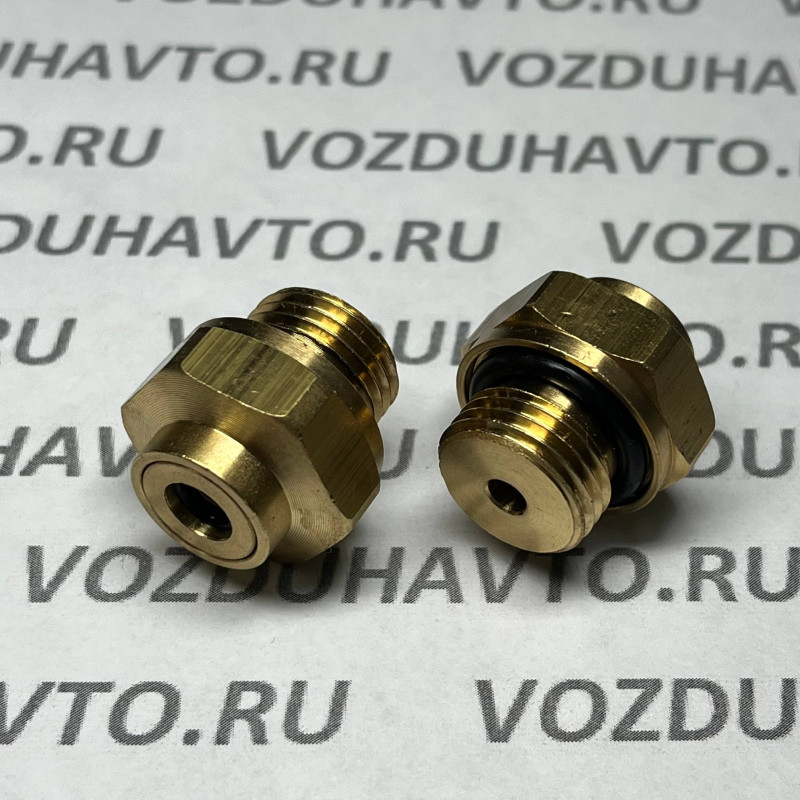 Фитинг прямой 06-М16 ТИСКОН (РОССИЯ) (аналог Camozzi 9512)