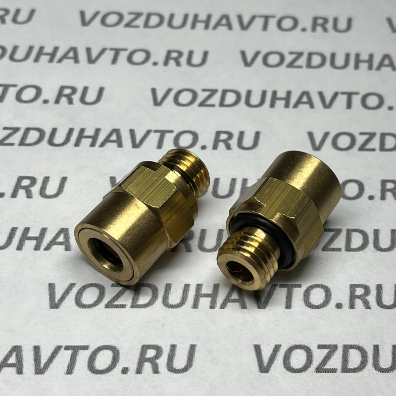 Фитинг прямой 08-М12 ТИСКОН (РОССИЯ) (аналог Camozzi 9512)