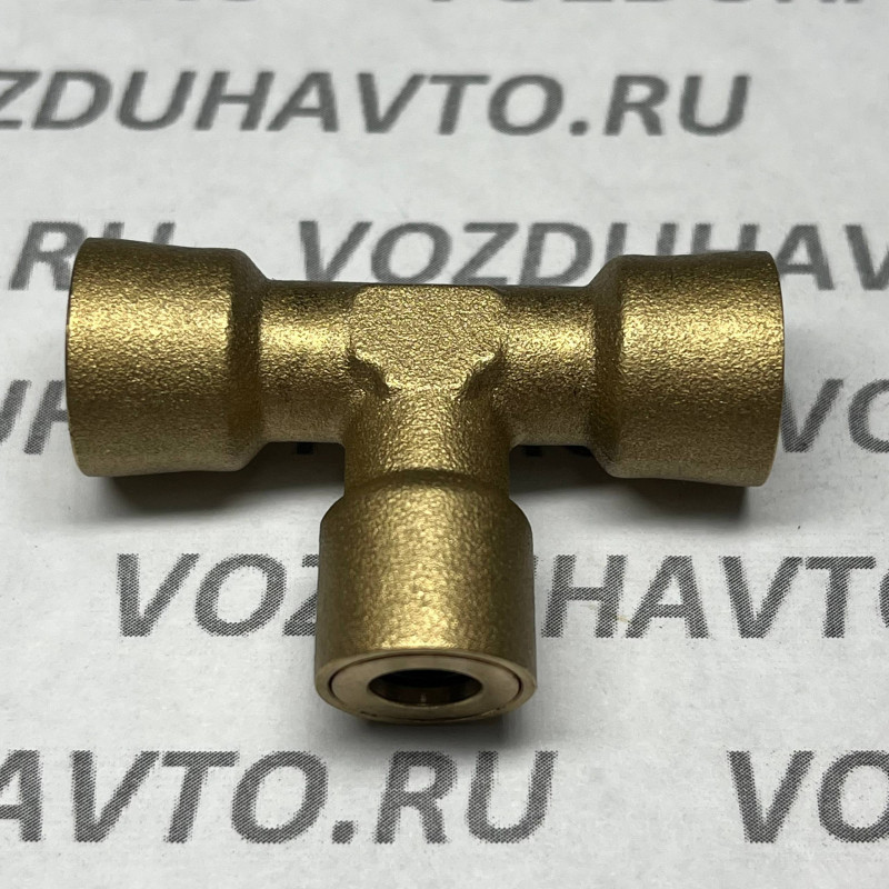 Фитинг тройник 08-06-08 ТИСКОН (РОССИЯ) (аналог Camozzi 9540/D6540)