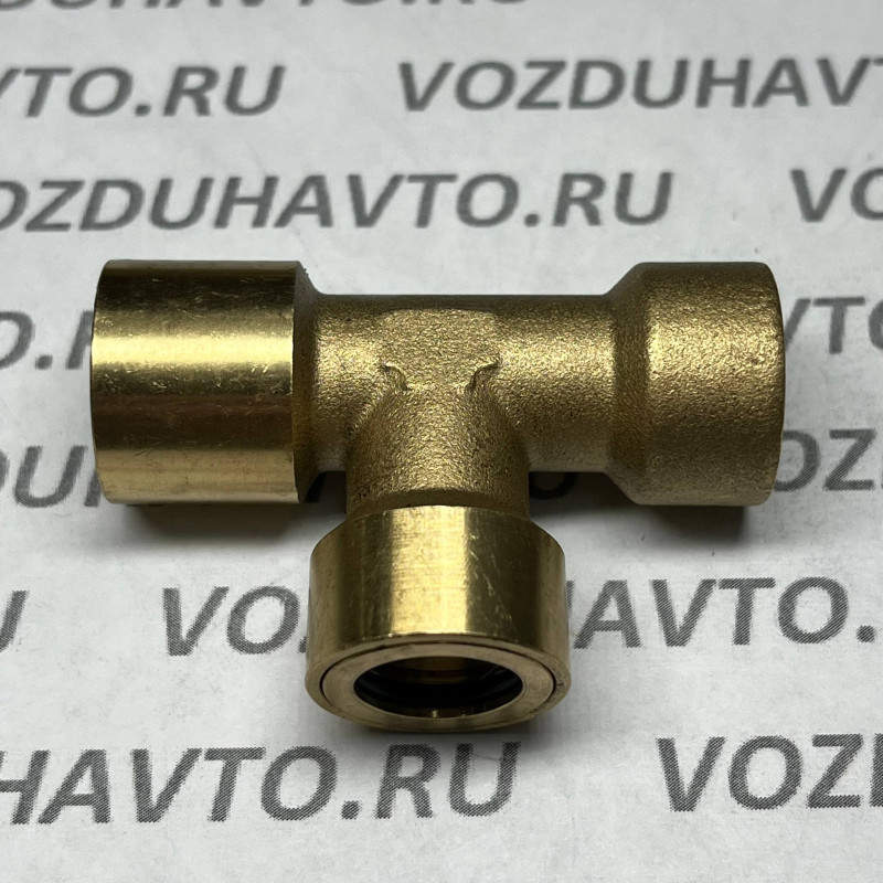 Фитинг тройник 12 -12 -12 ТИСКОН (РОССИЯ) (аналог Camozzi 9540/D6540)