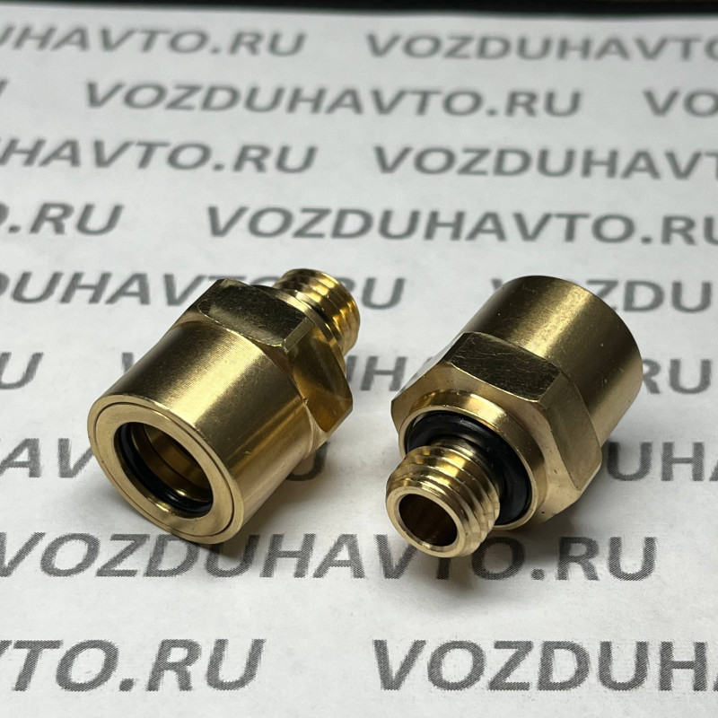 Фитинг прямой 12-М12 ТИСКОН (РОССИЯ) (аналог Camozzi 9512)