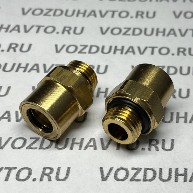 Фитинг прямой 12-М16 ТИСКОН (РОССИЯ) (аналог Camozzi 9512)