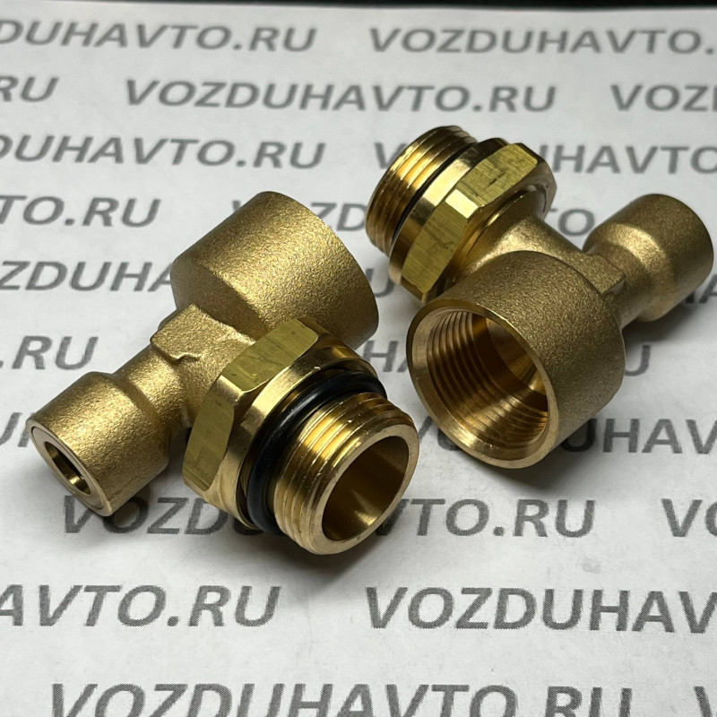 Фитинг тройник 08-М22-М22 вн ТИСКОН (РОССИЯ) (аналог Camozzi 9412)