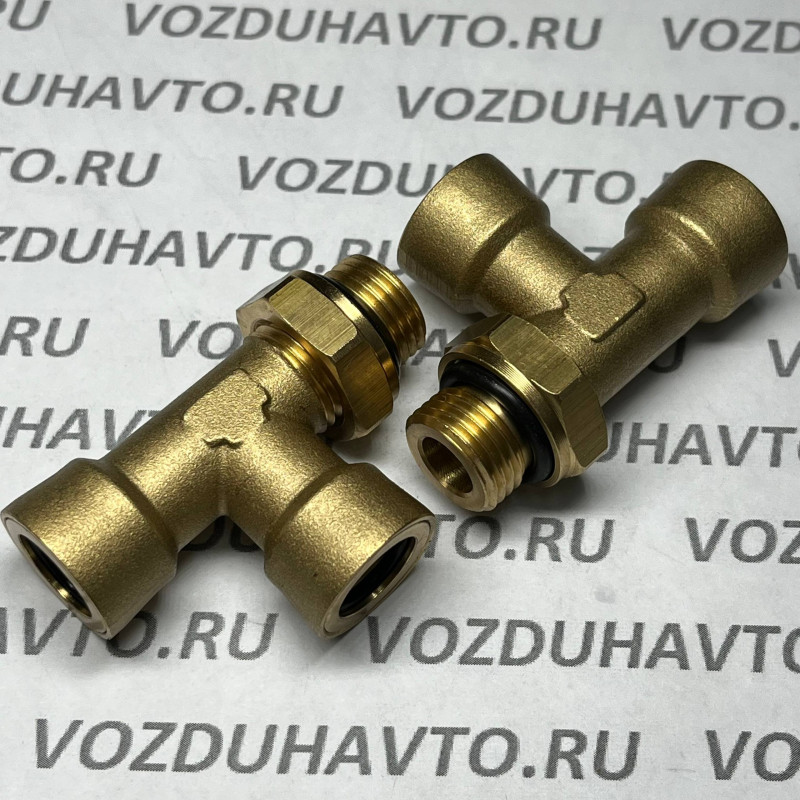 Фитинг тройник 12 -12 -М16 ТИСКОН (РОССИЯ) (аналог Camozzi 9422)