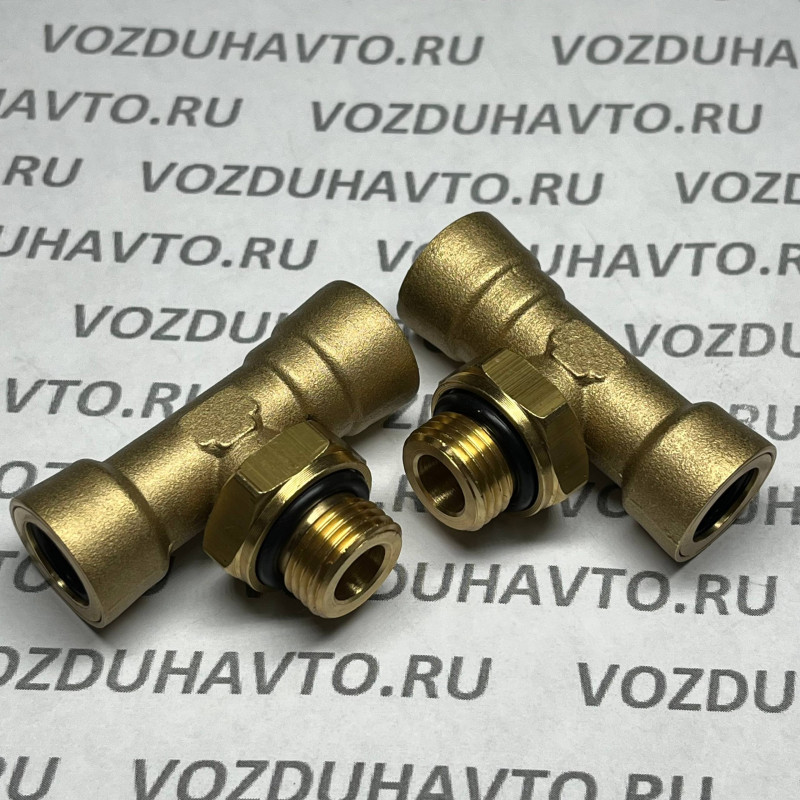 Фитинг тройник 12 -М16 - 12 ТИСКОН (РОССИЯ) (аналог Camozzi 9412)