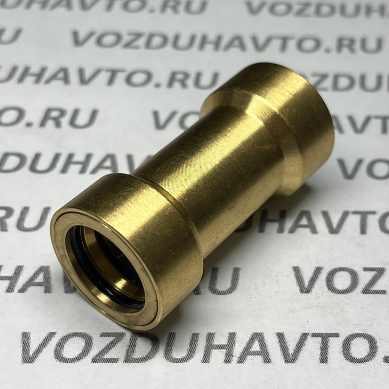 Фитинг прямой 16-16 (соеденитель) ТИСКОН (РОССИЯ) (аналог Camozzi 9580)