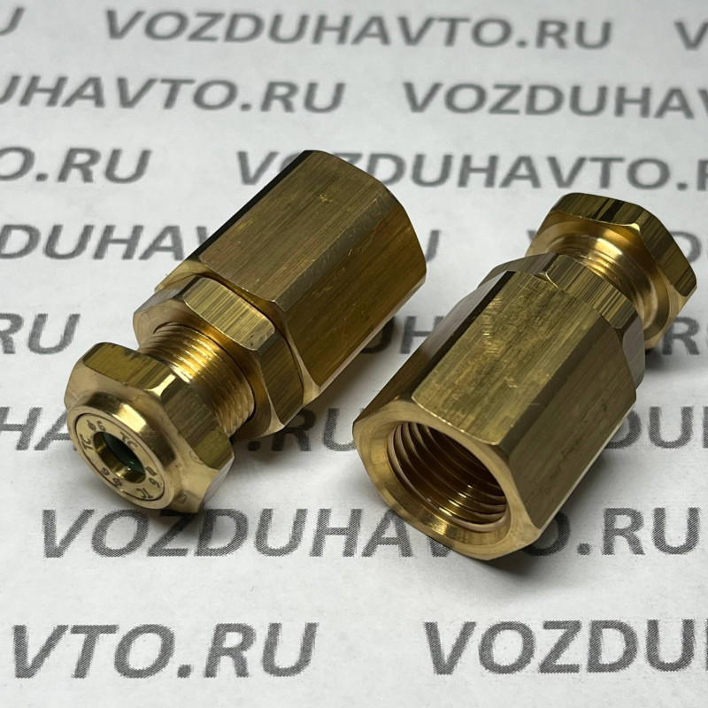 Фитинг прямой 06-М14-М16 вн. ТИСКОН (РОССИЯ) (аналог Camozzi D6463/R6463)