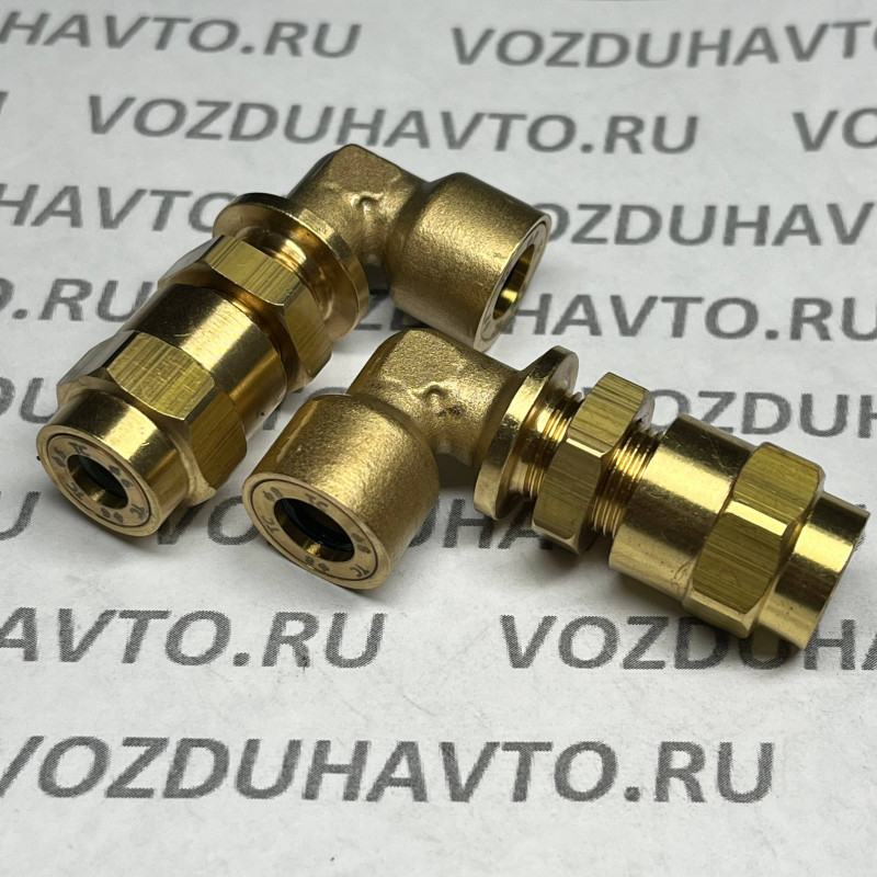 Фитинг угловой 08-М12*1 под трубку Ø6 ТИСКОН (РОССИЯ) (аналог Camozzi 9550)