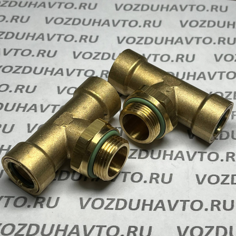 Фитинг тройник 15-М22 -15 ТИСКОН (РОССИЯ) (аналог Camozzi 9412)