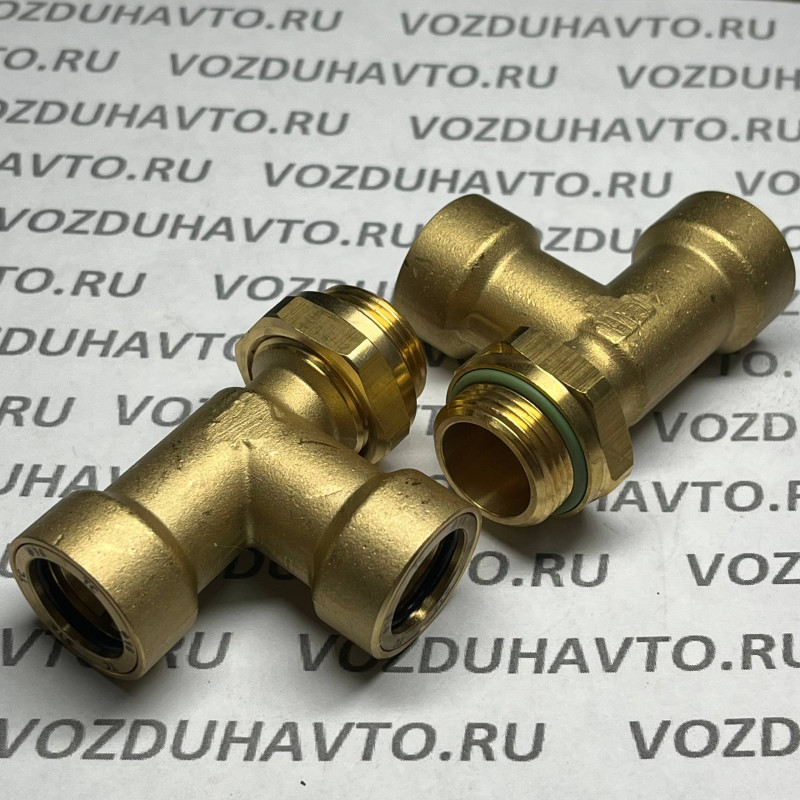 Фитинг тройник 16-16-М22 ТИСКОН (РОССИЯ) (аналог Camozzi 9422)