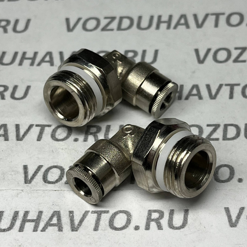 Фитинг угловой 06-3/8 поворотный Camozzi S6520