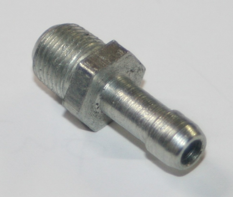 Переходник-ёрш (М10 конус х Ёрш Ф6 под шланг)