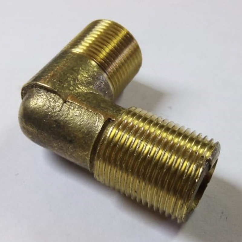 Угольник М22 х М22 (861020) (53205-3511020) голый