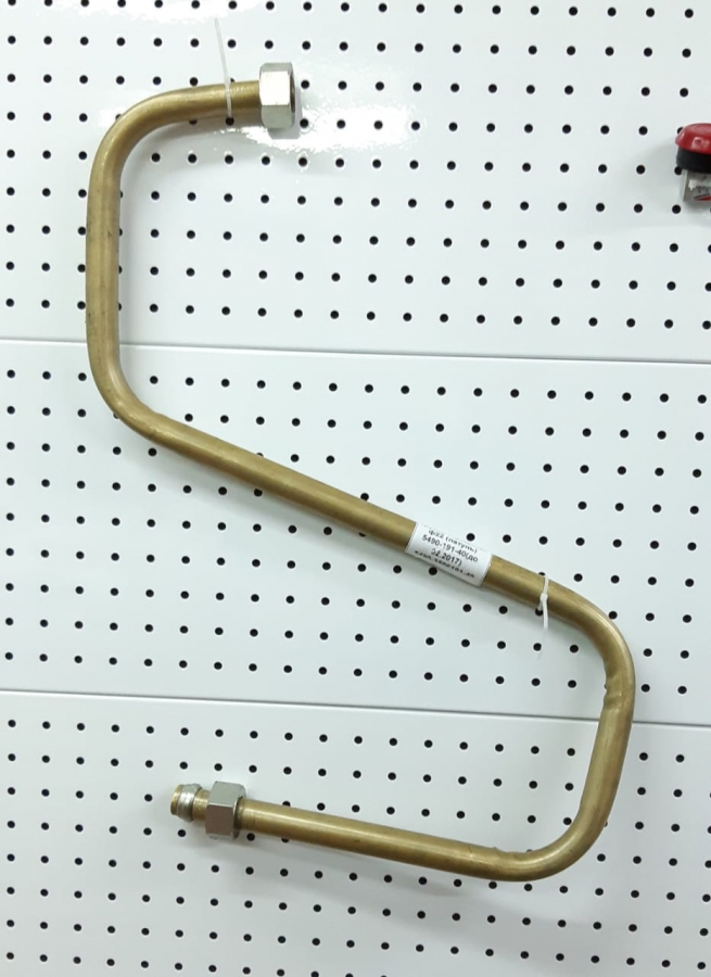 Трубка тормозная ф22 (латунь) 5490-191-40(до 02.2017) 5490-3506191-40 (S-образная)