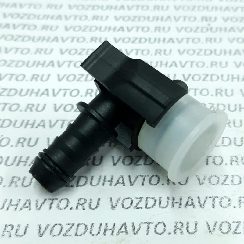 Фитинг наконечник пластик Ф15 угловой/конектор быстросъем/конвейерный