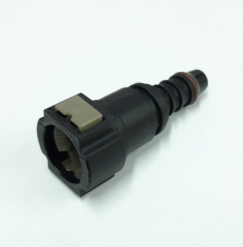 Штуцер топливный D7.89 под трубку 10мм прямой